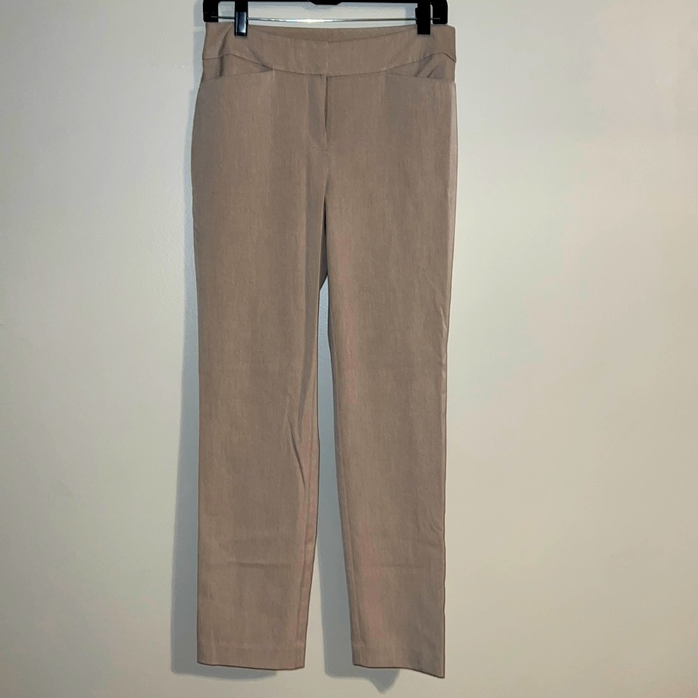 Ann Taylor straight leg beige pants 2
